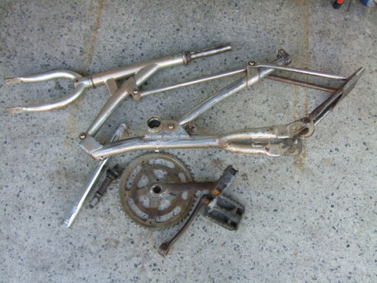 เฟรมจักรยานพับ BridgeStone One touch Picnika เฟรมจักรยานพับ BridgeStone One touch Picnika