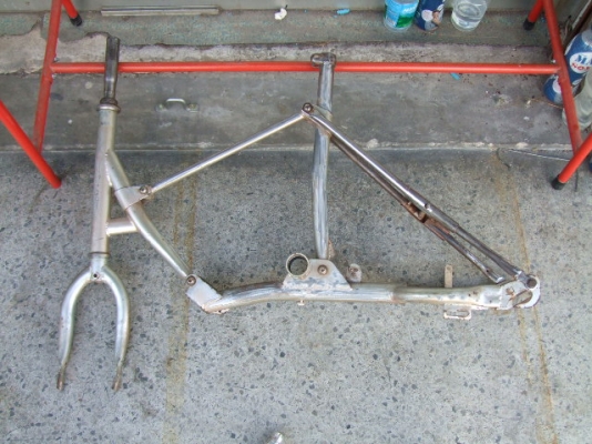 เฟรมจักรยานพับ BridgeStone One touch Picnika เฟรมจักรยานพับ BridgeStone One touch Picnika