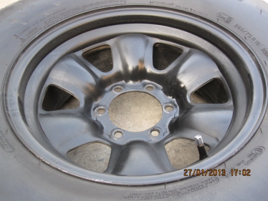 ล้อกระทะวีโก้ 16 เลื่อนออฟเซต+ยาง265