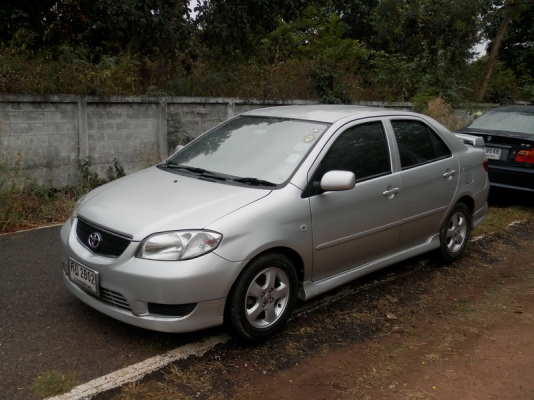 VIOS 1.5E 2004 กินแก้สหัวฉีด ทะเบียนพร้อมโอน