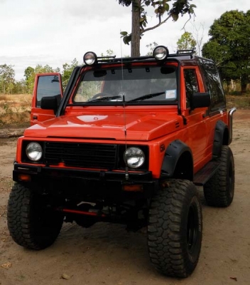 CARIBIAN 1.3 โฟวีลชุดแต่งพร้อมลุย ดอกยาง33 ฟรีลอค ทะเบียนเต็ม