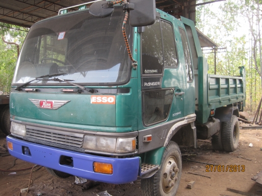 ขายรถบรรทุก6ล้อดั้มHINO KM310เครื่อง165แรงวางหวสิงห์ไฮเทค