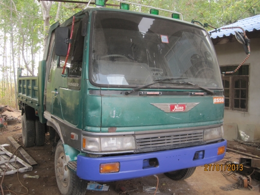 ขายรถบรรทุก6ล้อดั้มHINO KM310เครื่อง165แรงวางหวสิงห์ไฮเทค