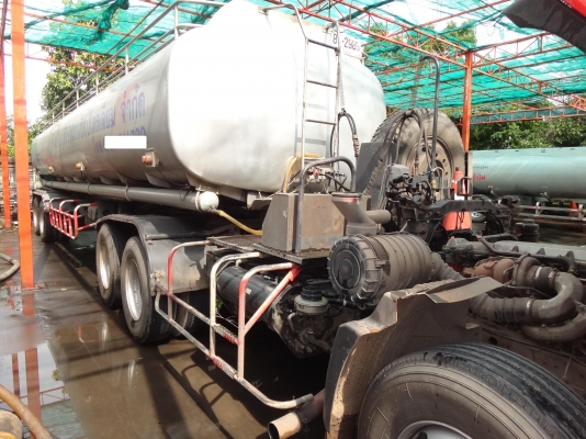 ขายด่วน รถบรรทุกหัวลากพร้อมหางน้ำมัน 30000 ลิตร HINO MEGA 260 สวยๆ