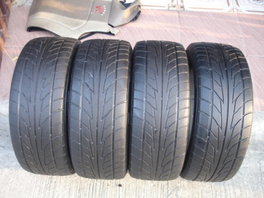 Nitto 555 195 55 15 ปี09มี1ชุดดอกหนาๆขาย3500