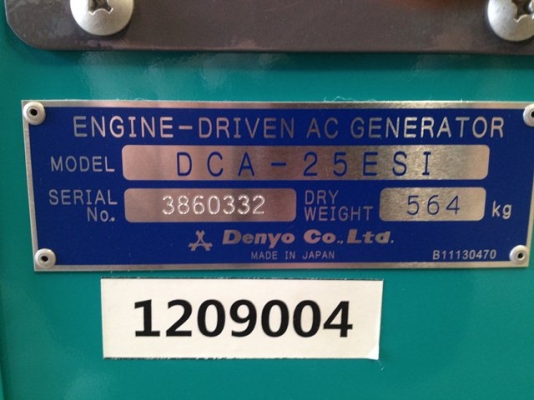 ขายเครื่องปั่นไฟของใหม่ DENYO DCA-25ESI ราคาพิเศษ มีแค่ 2 ตัวเท่านั้นครับ ขายเครื่องปั่นไฟของใหม่ DENYO DCA-25ESI ราคาพิเศษ มีแค่ 2 ตัวเท่านั้นครับ