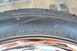 ขายล้อแม็ก  ITC 5รู  ขอบ18 พร้อมยาง nitto