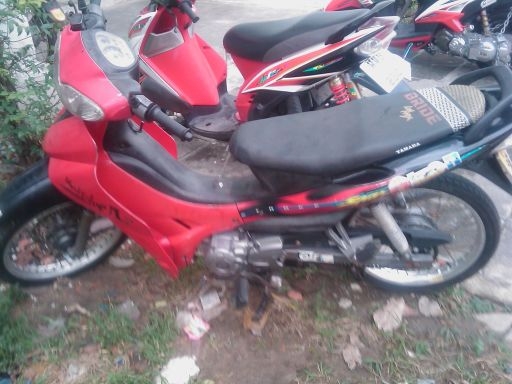 ขาย yamaha SparkZ สี แดง ดำ ล้ออลูมีเนียม 5000