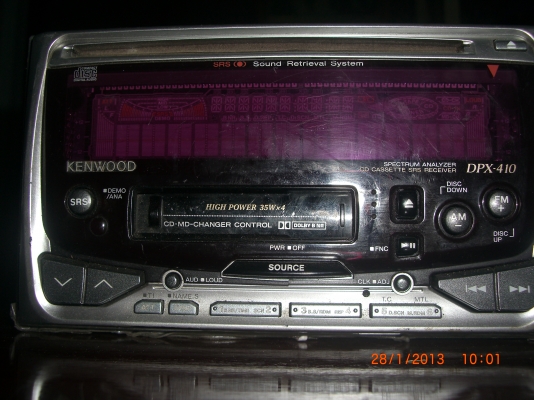 KENWOOD (DPX 410) 2 DIN วิทยุ AM FM ญี่ปุ่น TAPE CD