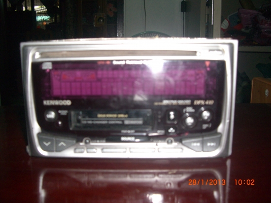 KENWOOD (DPX 410) 2 DIN วิทยุ AM FM ญี่ปุ่น TAPE CD