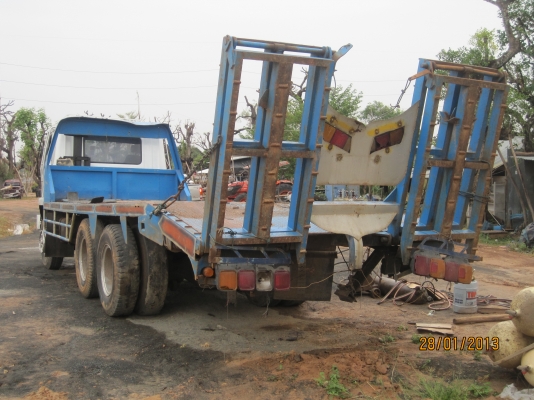 ขายรถบรรทุกเทลเล่อ รถเกี่ยวข้าว 10ล้อ1เพลา MITSUBISHI FN515 MA เครื่อง6D16