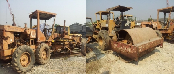 ขายคู่ รถเกรดถนน CHAMPION 710A +  รถบดถนน DYNAPAC CA251