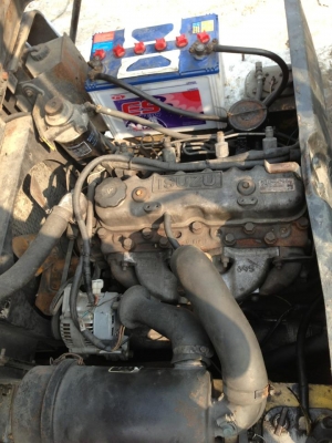 ขายฟอร์คค์ลิฟต์ HYSTER 3-4 ตัน สูง 6 เมตร เครื่อง ISUZU  โทร.084-055-7743