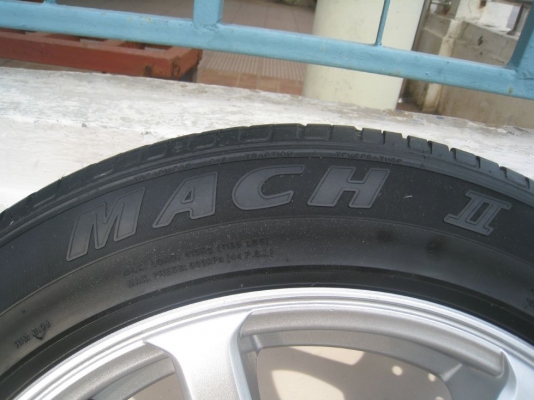 ขายล้อแม็ก LENSO BLITZ 15"x7" et 38 4/100,114 + ยางปี 09,10 (081-3747940)