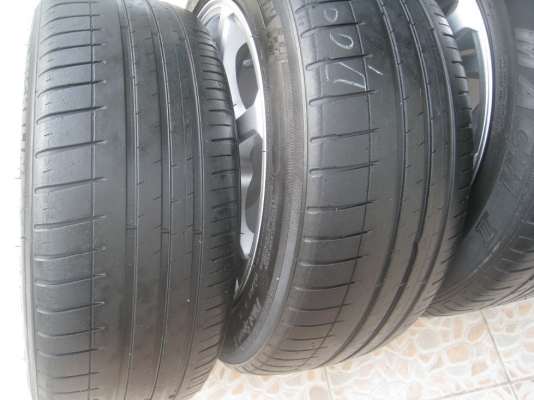 ขายล้อแม็ก LENSO BLITZ 15"x7" et 38 4/100,114 + ยางปี 09,10 (081-3747940)