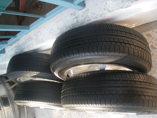 ขายล้อแม็ก ADVANTI racing 15"x6.5" et 38 4รู 100+ยางปี11 (081-3747940)