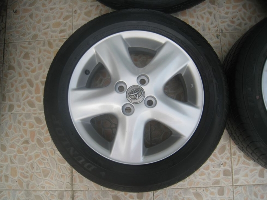 ขายล้อแม็กเดิม TOYOTA VIOS 15" 4/100 +ยางปี10 (081-3747940)
