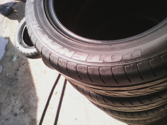 195/55R15 BRIDGESTONE POTENZA ปี2012 ไม่มีปะ สวยมาก ชุด 4 เส้น TEL.081-427-3941