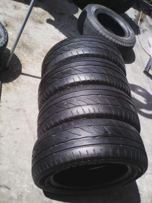 195/55R15 BRIDGESTONE POTENZA ปี2012 ไม่มีปะ สวยมาก ชุด 4 เส้น TEL.081-427-3941