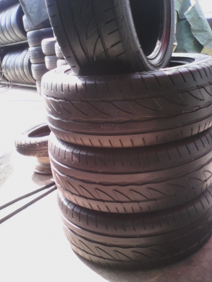 195/55R15 BRIDGESTONE POTENZA ปี2012 ไม่มีปะ สวยมาก ชุด 4 เส้น TEL.081-427-3941