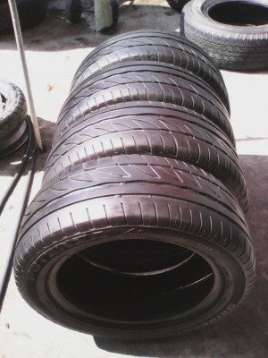 195/55R15 BRIDGESTONE POTENZA ปี2012 ไม่มีปะ สวยมาก ชุด 4 เส้น TEL.081-427-3941