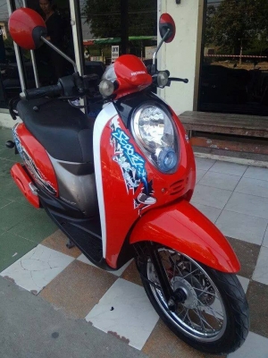 Honda Scoopy i ปี 2555 ลาย Active Boy รถสวยใสสุดๆ ประหยัดน้ำมัน Honda Scoopy i ปี 2555 ลาย Active Boy รถสวยใสสุดๆ ประหยัดน้ำมัน