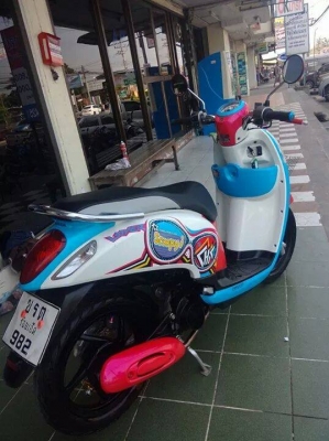 All New Scoopy i (ล้อแม็กซ์) เครื่องเดิมๆ แต่งสวยมากๆ ลาย VIVIC ME All New Scoopy i (ล้อแม็กซ์) เครื่องเดิมๆ แต่งสวยมากๆ ลาย VIVIC ME