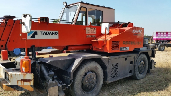 TADANO TR80M1 รถอยู่เมืองไทยแล้ว จดทะเบียนได้เลย