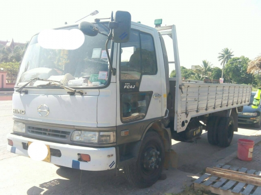 รถบรรทุก 6 ล้อใหญ่ HINO FC4J ปี 2539 เครื่อง 120 ราคา 450,000 บ.