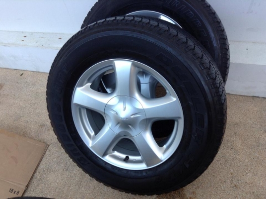 ล้อแม็ก Isuzu all new vcross ขอบ 17 พร้อมยาง 255-65-17 ปี 12