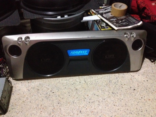 ADDZEST SRV1000ลำโพง 4ทางWOOFER8นิ้วเสียงดีมากเก่าญี่ปุ่นสภาพดี
