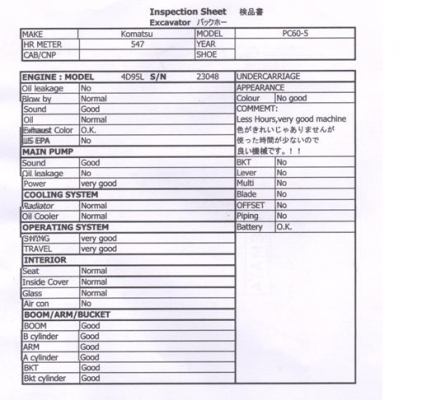 ขาย รถขุด PC60-5 สินค้านำเข้าแล้ว,ช.ม.ทำงานน้อยมากๆๆ 547 ช.ม., สินค้ามาแล้ว จอดอยู่โกดังใหม่ มีนบุรี ก.ท.ม.