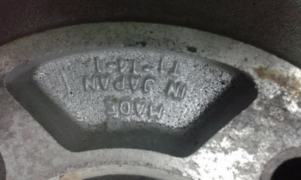 ขายล้อซิ่งRetroญี่ปุ่นของSsrรุ่นGetลายรังผึ้งขอบ14-4/114กว้าง6off20สวย฿13500ลดได