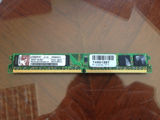 ขายเหมา แรมเก่า 2 ตัว 200 ใช้ได้ ของ Kingston