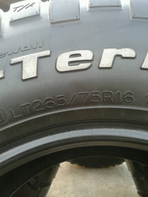 ขาย BF Mud KM2 ขนาด 265/75R16 สวยๆ