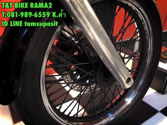 T&amp;T BIKE RAMA2ขายHONDA STEED400 ปี93 ราคาเพียง57500฿ อินวอย สรรพสามิต ฉบับจริง รถสีสวยดำดุจริงท่อเดิมผ่า