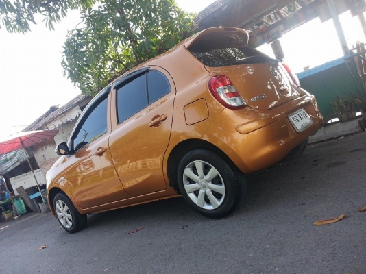 NISSAN MARCH สวยๆโทรได้24ชม.สีเดิมบางทั้งคัน ปี2012 แท้ครับ