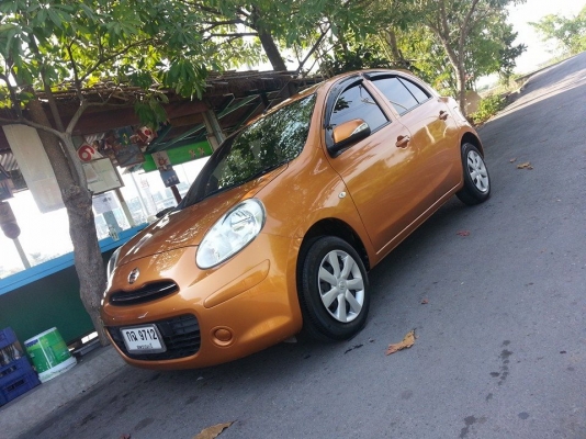 NISSAN MARCH สวยๆโทรได้24ชม.สีเดิมบางทั้งคัน ปี2012 แท้ครับ