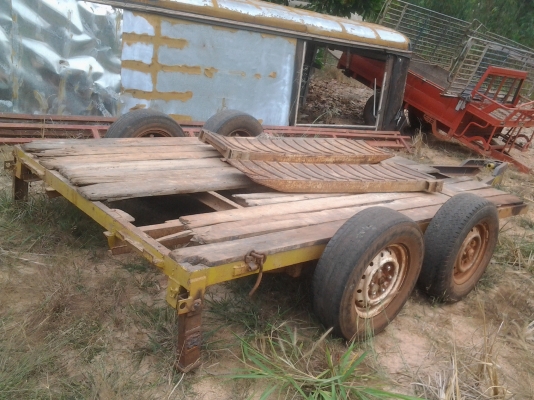 KUB0TA รถลากรถเกี่ยว 4 ล้อพ่วง ขึ้น 68G สภาพปานกลางพอใช้ ตามสภาพครับ