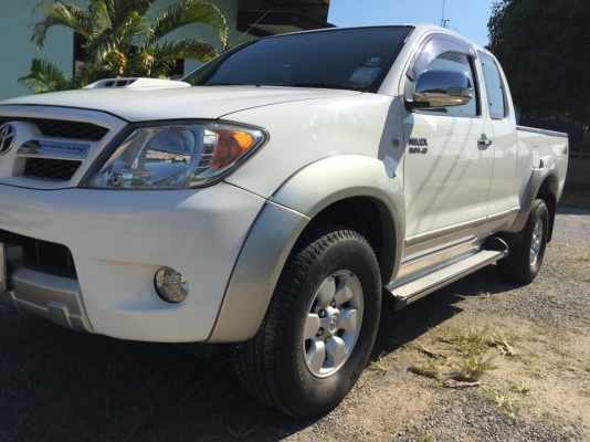 ขายรถ Toyota vigo cab 3.0 ตัว prerunner รุ่น Exclusive ตัว Top สีขาว ปี07 ขายรถ Toyota vigo cab 3.0 ตัว prerunner รุ่น Exclusive ตัว Top สีขาว ปี07