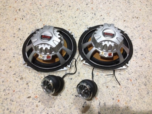 ลำโพงKENWOOD KFC SV1720 6นิ้วกลางแหลมเก่าญี่ปุนสภาพดี