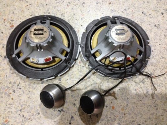 ลำโพงPIONEER TSC1660A 6นิ้วกลางแหลมเก่าญี่ปุ่นสภาพดี ลำโพงPIONEER TSC1660A 6นิ้วกลางแหลมเก่าญี่ปุ่นสภาพดี