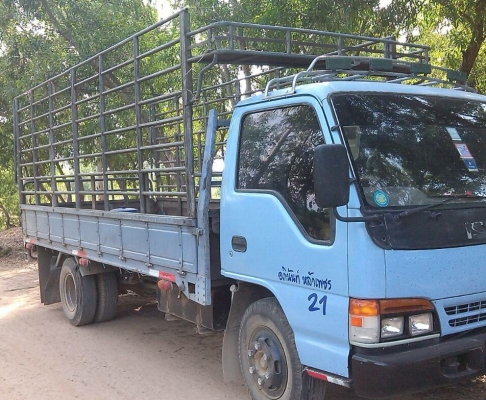 หกล้อ อีซูซุ NPR120ฝาขาว ยาว5เมตร รถห้างแท้สภาพดีพร้อมใช้งาน ทะเบียนพร้อมโอน