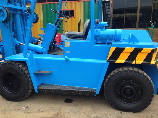 *****PROMOTION NEWYEAR 2015 ****** รถยก 10 ตัน เสาสูง 4 เมตร เครื่องดีเซล เกียร์ออโต้ แผงงาสไลด์ งาสไลด์  งายาว 1.80 เมตร