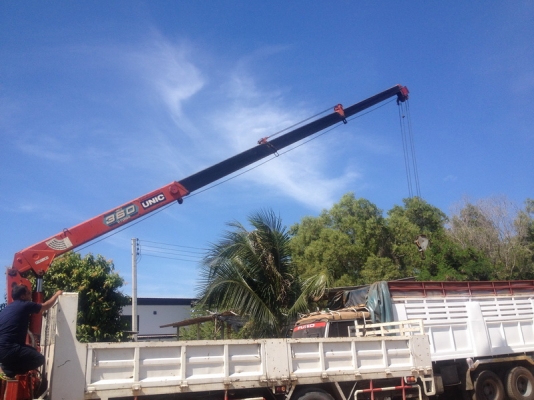 ขายเครน UNIC 360 บูม 6 เหลี่ยม ซองขาสลับสภาพเดิม JAPAN