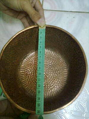 ขันทองแดง 16.5 ซม. หนาๆ สวยมาก