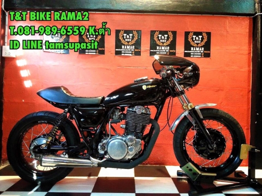 T&amp;T BIKE RAMA2 จัดไปพิเศษเพียง 54500 ฿YAMAHA SR400 ปี94 แต่ง CAFE RECER อินวอย สรรพสามิต ชุดเเต่งแท้รอบคัน