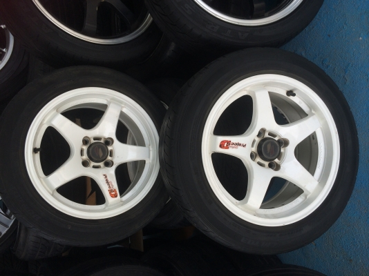 แม็กซ์พร้อมยางราคาถูก 195/55-15 4รู