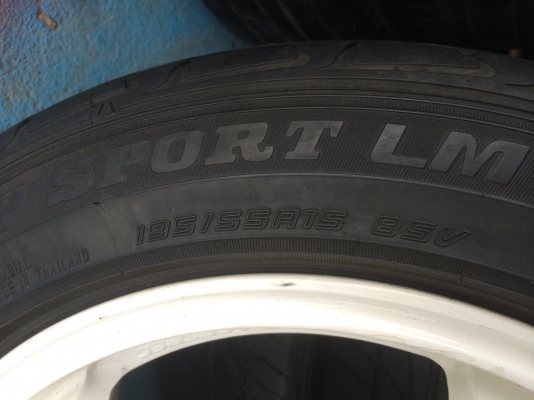 แม็กซ์พร้อมยางราคาถูก 195/55-15 4รู