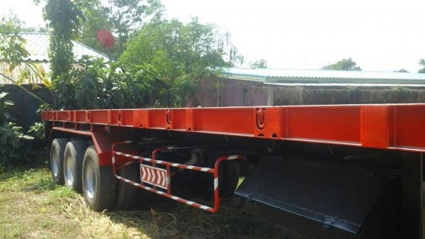 เทรลเลอร์ พี้นเรียบ 3 เพลาต่อจากอู่ ST ราคา 395,000 เงินผ่อนดาวน์ 90,000 ติดต่อคุณนริศ 081-733-5156 เทรลเลอร์ พี้นเรียบ 3 เพลาต่อจากอู่ ST ราคา 395,000 เงินผ่อนดาวน์ 90,000 ติดต่อคุณนริศ 081-733-5156